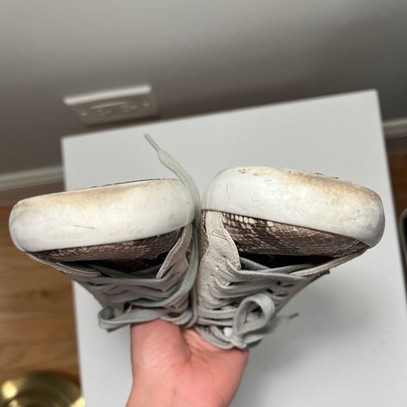 Sam Edelman Animal Print Leather Sneakers in Size 7.5 - Picture 5 of 9